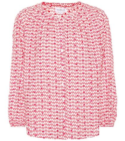 Prada Printed Cotton Blouse