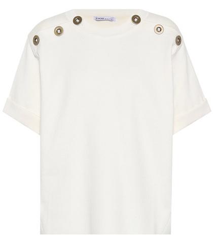 Agnona Cotton And Cashmere Top