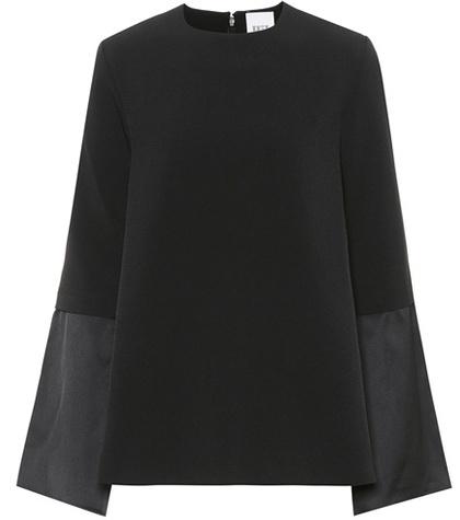 Mcq Alexander Mcqueen Crêpe Kimono-sleeve Top