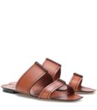 Saint Laurent Saba Leather Sandals
