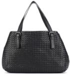 Saint Laurent Intrecciato Leather Shopper