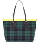 Burberry Large Leather-trimmed Twill Shopper