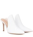 Gianvito Rossi Aramis 85 Leather Mule Pumps