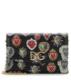 Dolce & Gabbana Sacred Heart Leather Shoulder Bag