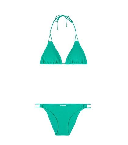 Off-white Key West Double String Triangle Bikini