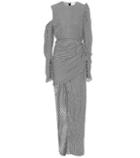 Magda Butrym Sevilla Striped Silk Dress