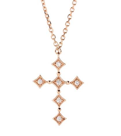 Nike Divine 18kt Rose Gold Necklace With Diamonds