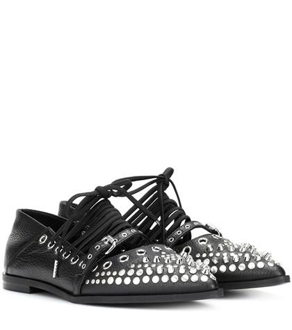 Rag & Bone Embellished Leather Ballerinas