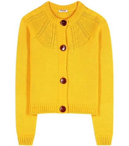 Miu Miu Virgin Wool Cardigan