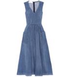 Gianvito Rossi Denim Midi Dress