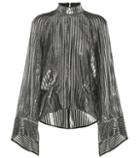 Petar Petrov Eartha Metallic Voile Top