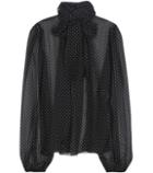 Dolce & Gabbana Polka-dotted Silk Shirt