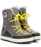 Sorel Glacy Explorer Suede Ankle Boots