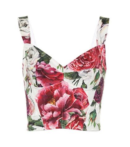 Dolce & Gabbana Floral Brocade Top