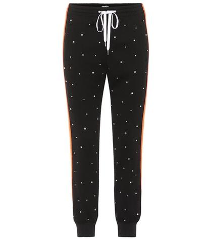 Miu Miu Crystal-embellished Trackpants