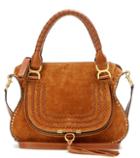 Chlo Marcie Medium Suede Shoulder Bag