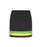 Oscar De La Renta Striped Scuba Skirt
