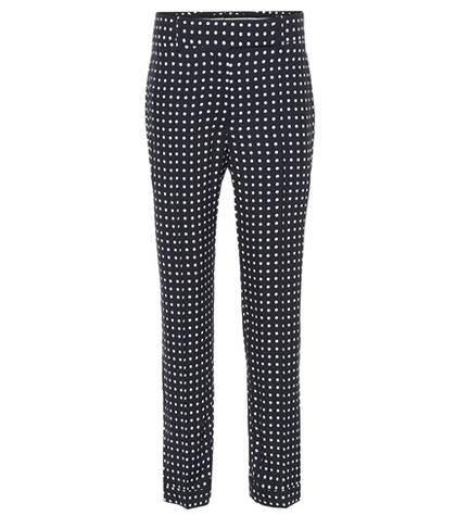 Haider Ackermann Polka-dot Cropped Trousers