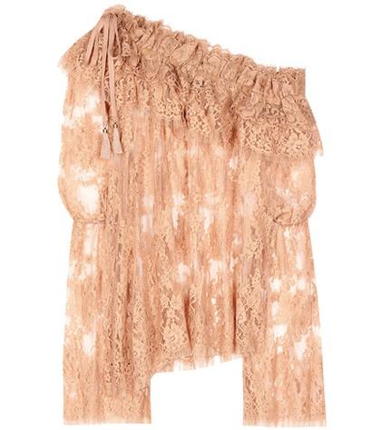 Zimmermann Bowerbird Cotton-blend Lace Blouse