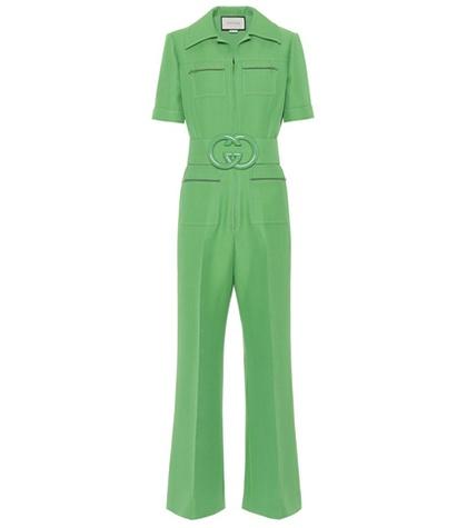 Gucci Wool And Silk Jumpsuit