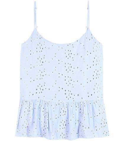 Fendi Marisa Eyelet Camisole