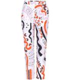 Isa Arfen Tribal Party Printed Cotton Cropped Trousers