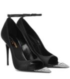 Haight Edwige Embellished Satin Sandals