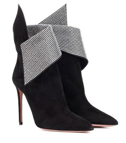 Stella Mccartney Night Fever 105 Suede Ankle Boots