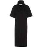 Public School Lily Ribbed Turtleneck Dress With Silk Satin Back