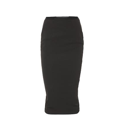 Rick Owens Soft Pillar Cotton-blend Skirt