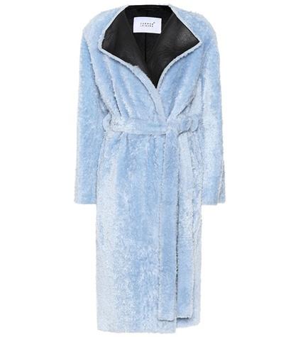 Saint Laurent Lover Shearling Coat