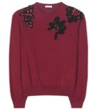 Oscar De La Renta Embellished Virgin Wool Sweater