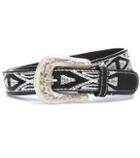 Isabel Marant Tety Embroidered Leather Belt