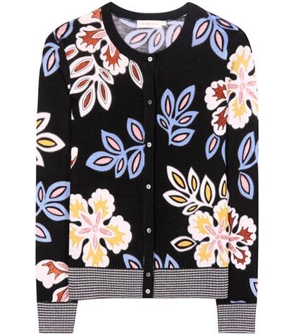 Tory Burch Liana Merino Wool Cardigan