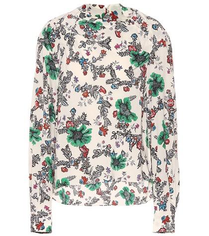 Isabel Marant Clare Stretch Silk Blouse