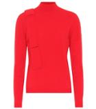 Delpozo Perforated Turtleneck Sweater