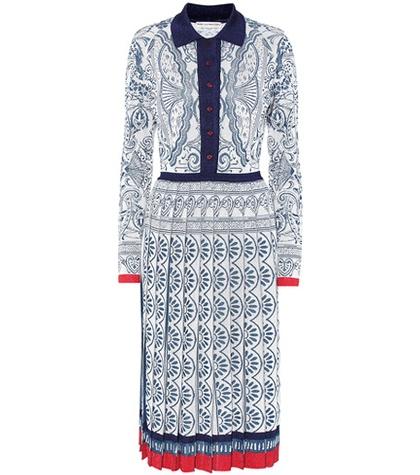 Mary Katrantzou Knitted Brocade Dress