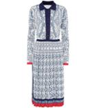 Mary Katrantzou Knitted Brocade Dress