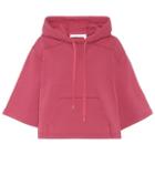 See By Chlo Cropped Cotton Hoodie