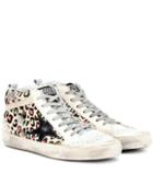 Golden Goose Deluxe Brand Mid Star Leather Sneakers
