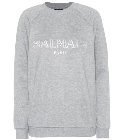 Balmain Exclusive To Mytheresa – Printed Cotton Sweatshirt