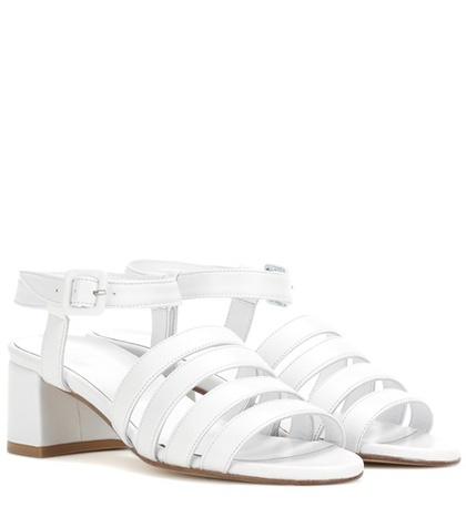 Gabriela Hearst Palma Low Leather Sandals