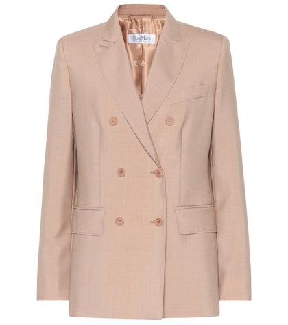 Oscar De La Renta Daniel Mohair And Silk Blazer