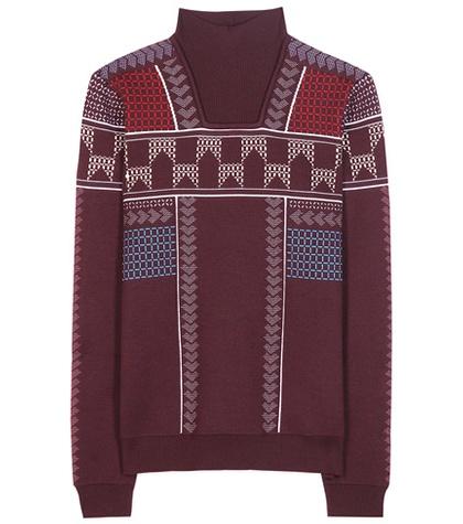 Stella Mccartney Jacquard Wool-blend Sweater