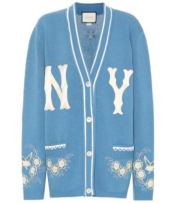 Gucci Ny Yankees Wool Cardigan