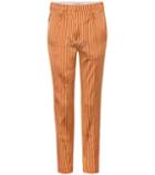Etro Cropped Silk Trousers