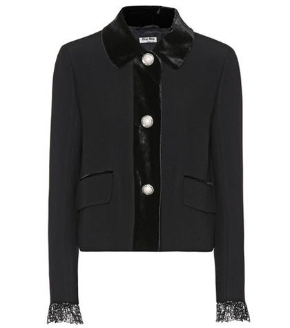 Miu Miu Crêpe Cardigan