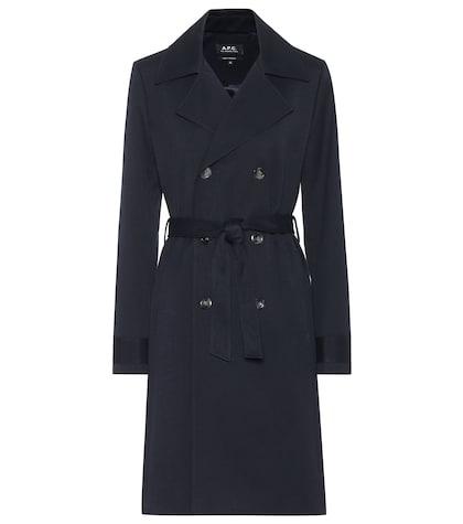 A.p.c. Alexis Cotton Gabardine Trench Coat