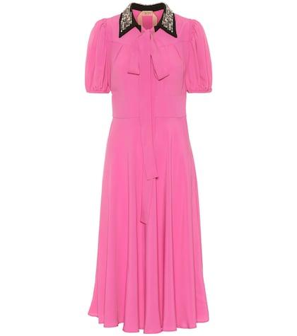 N21 Donna Silk-blend Midi Dress