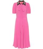 N21 Donna Silk-blend Midi Dress